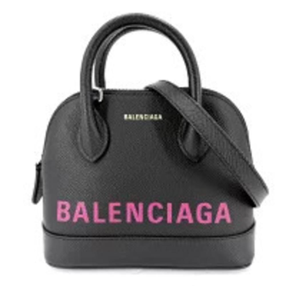 Balenciaga Ville Top Handle XXS Handbag Shoulder Bag Crossbody Black Pink